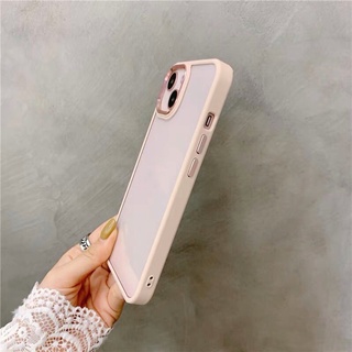 Ốp lưng trong bất tử viền silicon màu hồng chịu lực cho iphone 12promax/13/13pro/13promax