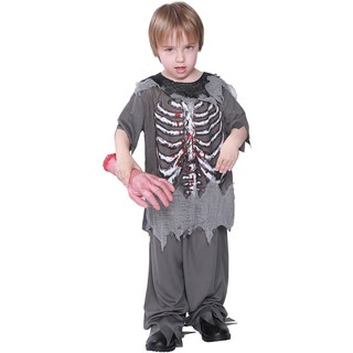Trẻ Em Zombie Skeleton Trang Phục Halloween Đầu Lâu Trang Phục Cho Trẻ Em Ngày Của Người Chết Đảng