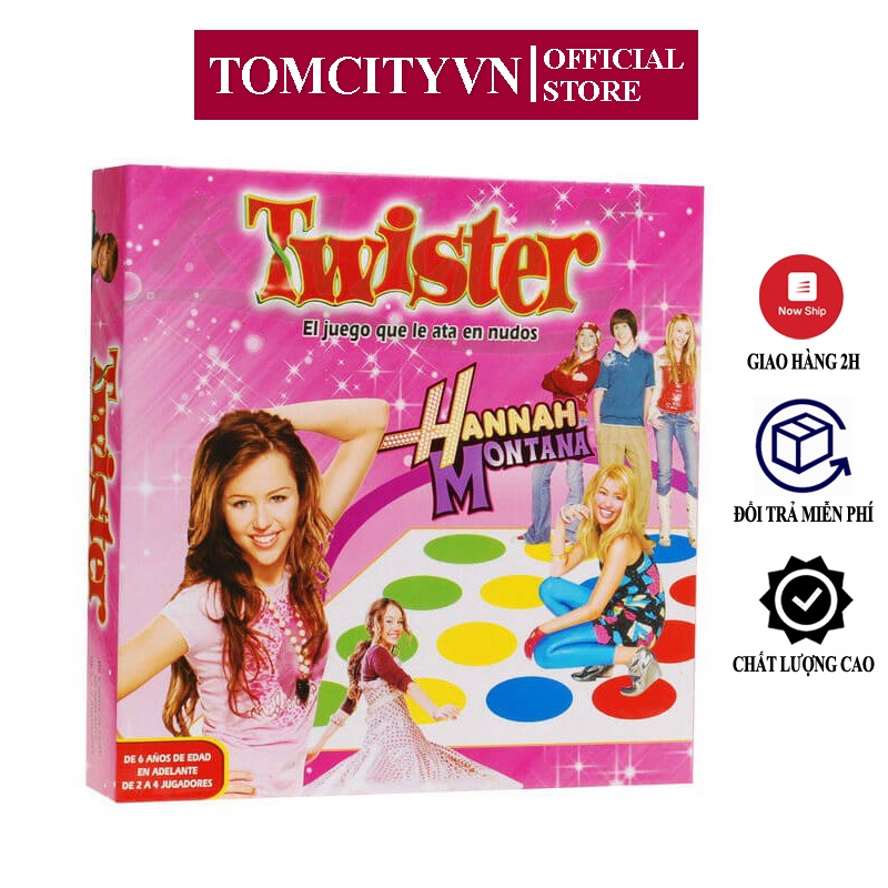 Bộ trò chơi Twister Body TomcityVN trò chơi mới lạ vui nhộn cho nhóm trẻ em từ 2-6 người