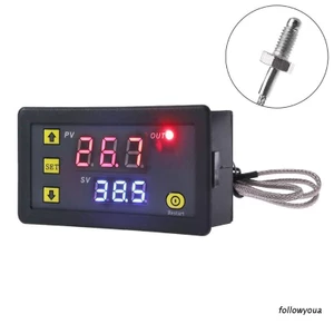 Bộ Điều Khiển Nhiệt Độ Kỹ Thuật Số -60~500 Chuyên Dụng°C Bộ Cảm Biến Nhiệt K-type M6