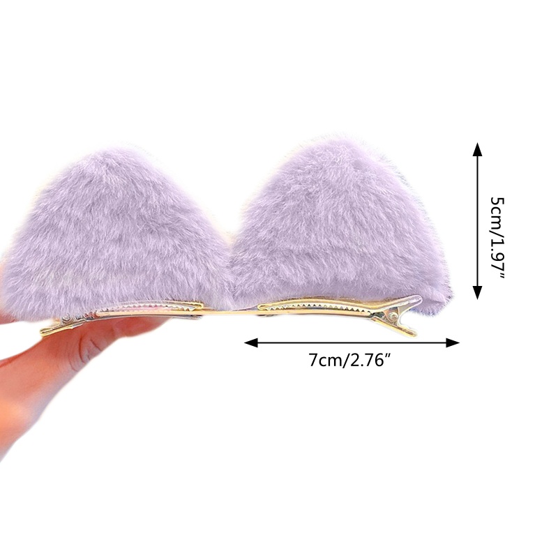 Bầu Trời Sang Trọng Động Vật Cho Tai Mèo Kẹp Tóc Cho Nữ Mèo Con Tai Barrette Tạo Kiểu Tóc T