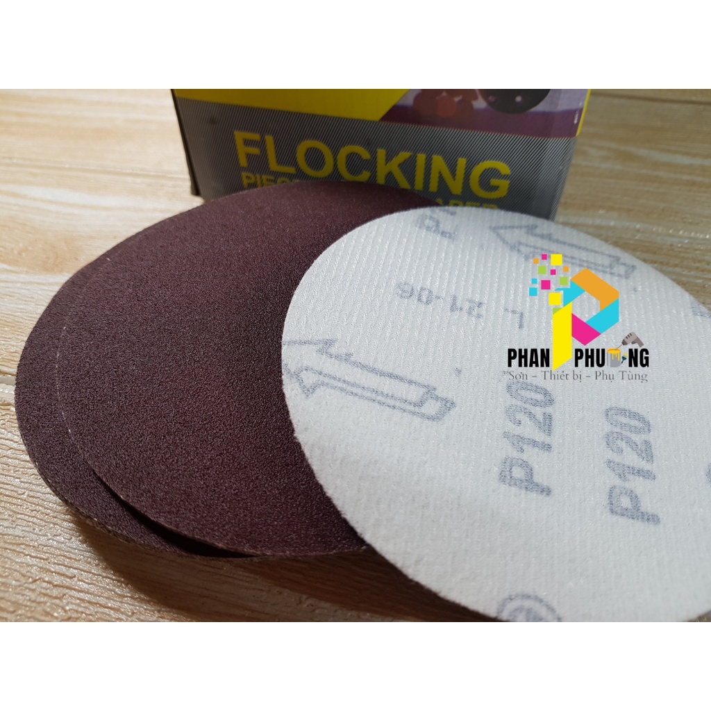 SET 25 MIẾNG GIẤY NHÁM TRÒN 125MM số P80/ P60 /P100/ P120/ P150/ P180/ P240