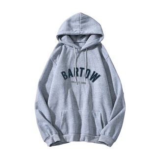 Áo Hoodie nỉ Nam nữ in chữ BARTOW hoodie tay dài