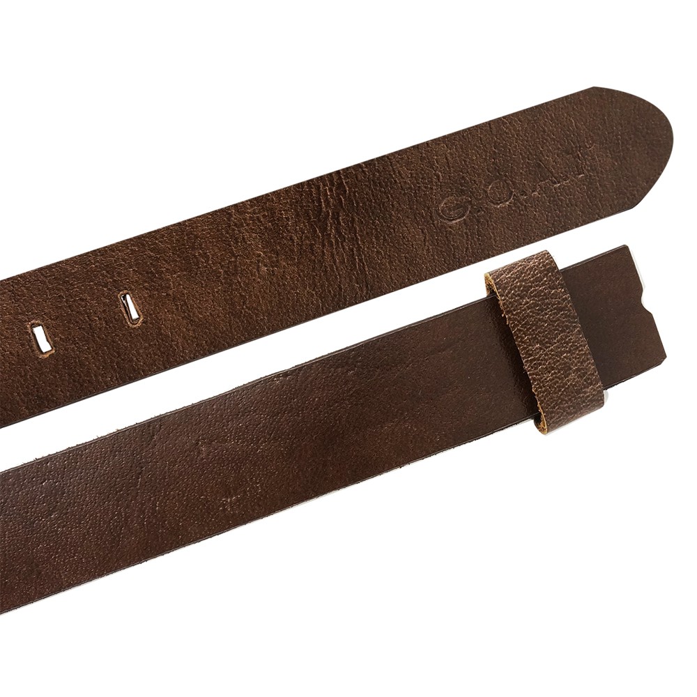 Dây da thắt lưng GOAT MD178 Màu Nâu 4.0cm