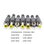 Dc Đầu Nối jack Nguồn 3.5 X 1.35 4.0 X 1.7 4.8 X 1.7Mm 5.5 X 2.1Mm 2.5 male vnk3