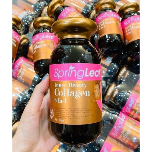 Viên collagen (90v/180v) chống lão hóa, đẹp da cho người từ 18 tuổi SpringLeaf Inner Beauty collagen 6-in-1 Advanced, Úc