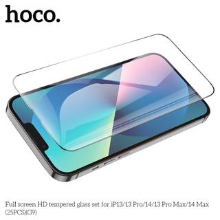 Miếng dán mặt kính cường lực Hoco G9 full màn hình cho các dòng iPhone (Đen)