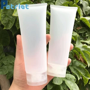 Tuýp nhựa mờ trong suốt bóp rỗng 20/30/60/120ml đựng mỹ phẩm du lịch nạp lại được