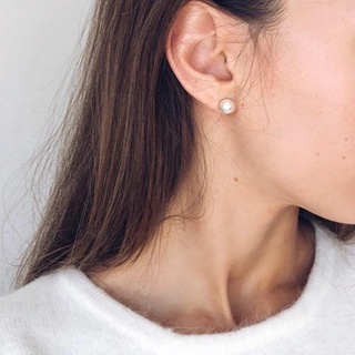 Khuyên Tai Ngọc Trai Cá Tính Phong Cách Cổ Điển