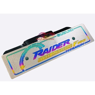 Bảng tên Titan GR5 gắn xe máy RAIDER trang trí siêu RẺ đẹp