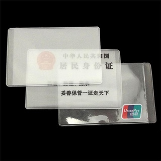 Set 10 Túi Nhựa PVC Trong Suốt Đựng Thẻ ID Tiện Dụng