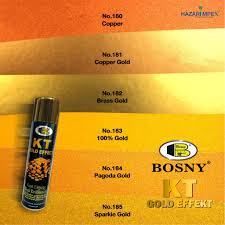 Xịt mạ vàng Bosny