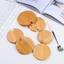 Nắp CAST Có Lỗ Thìa Kích Cỡ Khác Nhau Mason Jar Cap Gỗ Tre Tổ Chức Nhà Bếp Cốc Bao