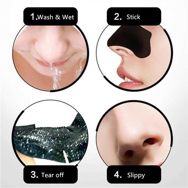 Mặt Nạ Lột Mụn Đầu Đen Làm Sạch Sâu Lỗ Chân Lông Cho Mũi