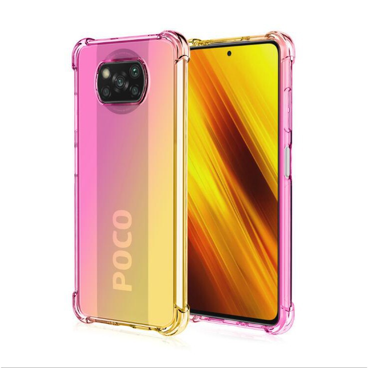 Dành cho xiaomi poco x3 nfc Ốp điện thoại TPU chống rơi bốn góc cho xiaomi poco x3 nfc ốp lưng