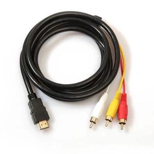 Cáp Kết Nối HDMI Sang AV-3RCA 1.5 Mét Cáp Chuyển Đổi Cắm Và Chạy Độ Nét Cao