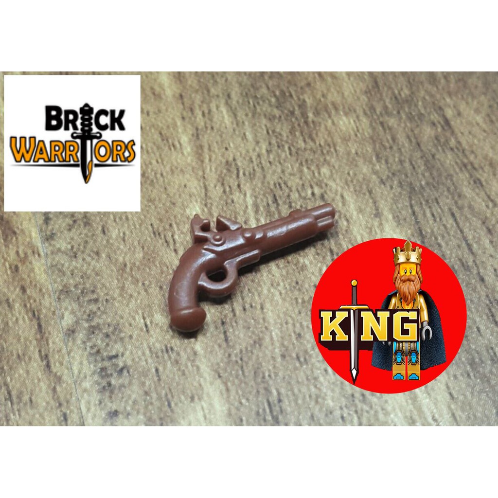 BRICKWARRIORS Flintlock Pistol (Brown) Phụ kiện đồ chơi LEGO | Shopee ...