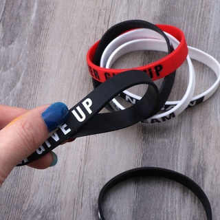 Calico Unisex Vòng Tay Động Lực Đường Đến Giấc Mơ Vòng Tay Dây Cao Su Silicon