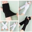 GAVESTO Tay áo nửa ngón tay nữ Găng tay chắc chắn Phụ kiện lái xe Cánh tay Bảo vệ chống nắng mát mẻ