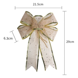 Nơ Trang Trí Cây Thông Noel 32 * 21 / 24 * 19cm