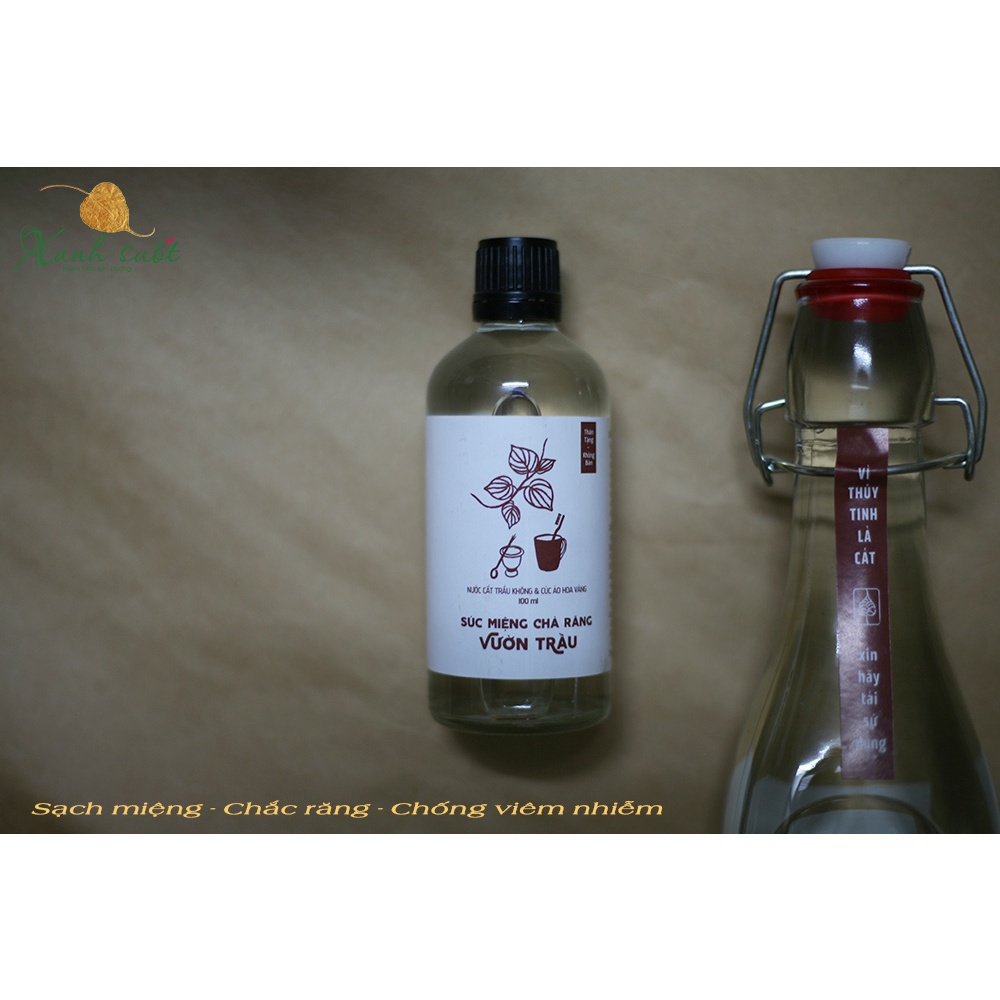 [Vietherb] Nước Súc Miệng- Chà Răng Vườn Trầu 100ML- Khử Mùi Hôi, Sạch ...