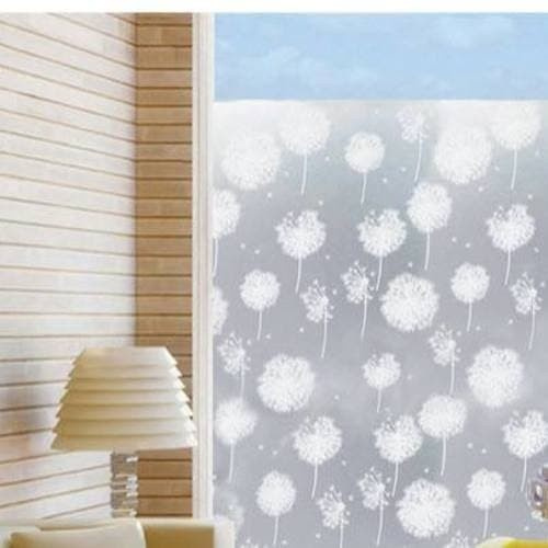 giấy dán kính mờ - 2m*45cm giúp giảm cường độ ánh sáng không cần thiết
