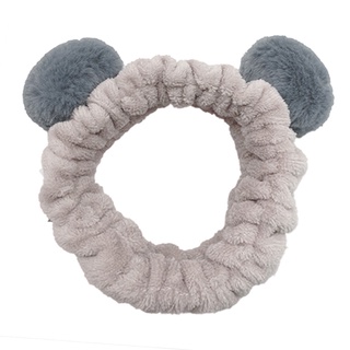 Băng đô rửa mặt bờm cài tóc turban dễ thương cute tai thỏ mèo tuần lộc gấu vải nhung nơ cho bé gái nam nữ #bangdocaitoc