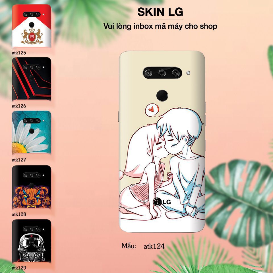 Miếng dán skin cho các dòng điện thoại LG in hình thiết kế cực đẹp
