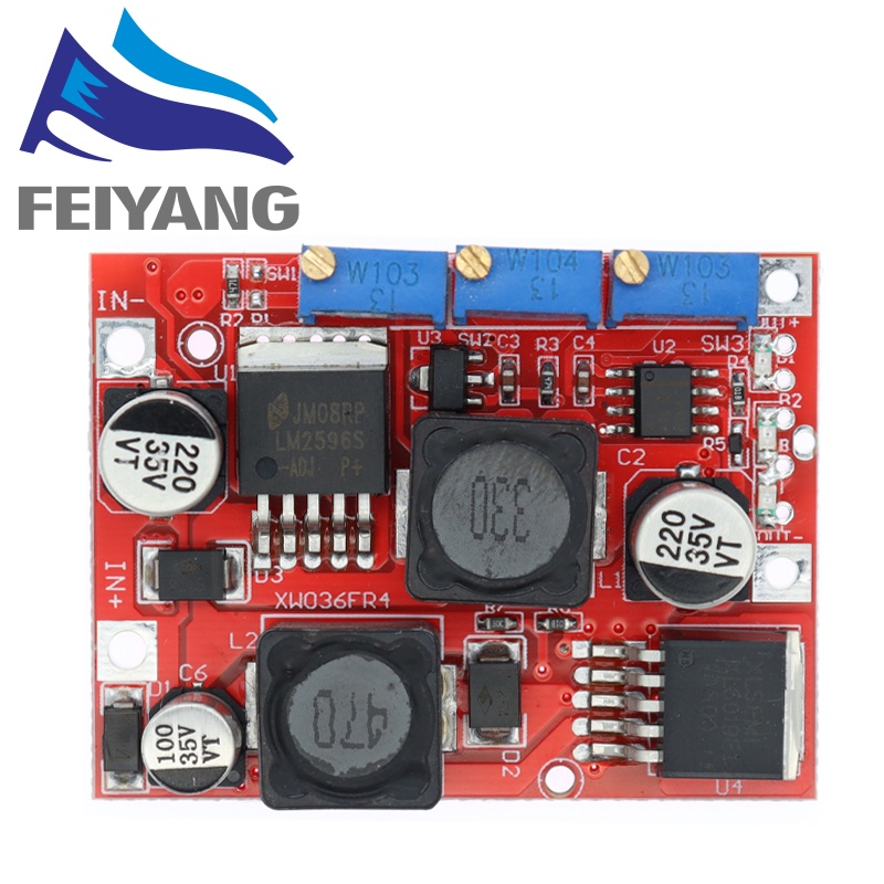 Convertitore Boost DC DollaTek LM2577 - Regolabile 3-34V A 5V/12V Con Voltmetro - Foto 4