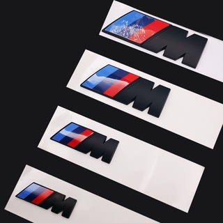Nhãn Dán Xe BMW M Logo Power Sport E90 M3 M5 M7 Tự Động Lưới Tản Nhiệt Trước Biểu Tượng Phụ Kiện ABS Chất Liệu Xe Hơi