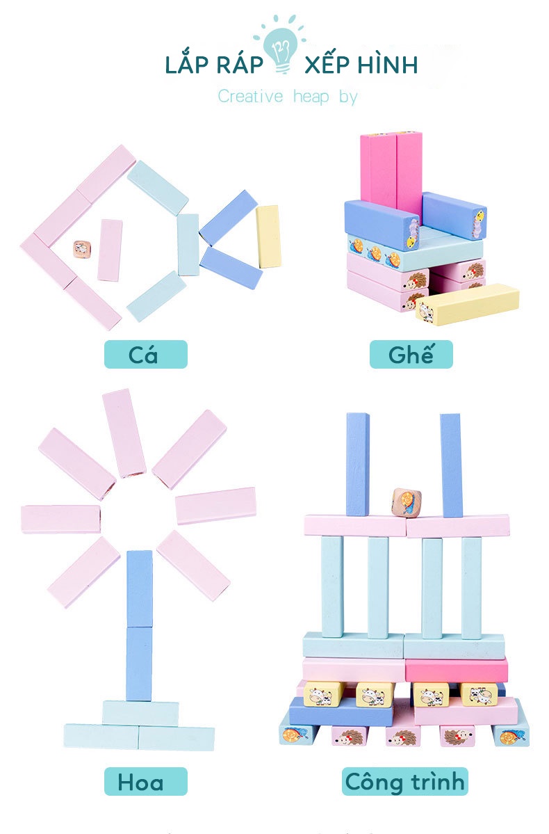 Đồ Chơi Rút Gỗ S-Kids - Các cách chơi