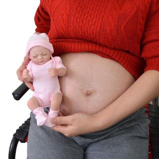 Búp bê em bé sơ sinh 28cm kèm quần áo chân thật