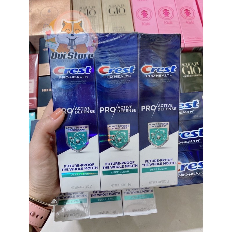 Kem đánh răng Crest Pro-Health Pro|Active Defense Deep Clean | Shopee ...
