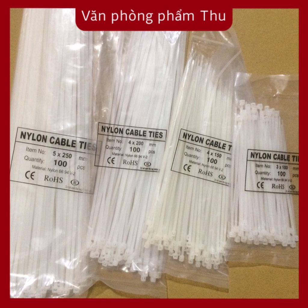 Dây rút nhựa 10cm ,15cm, 20cm, 25cm, 30cm. Khoảng 80 sợi/bịch | Shopee ...