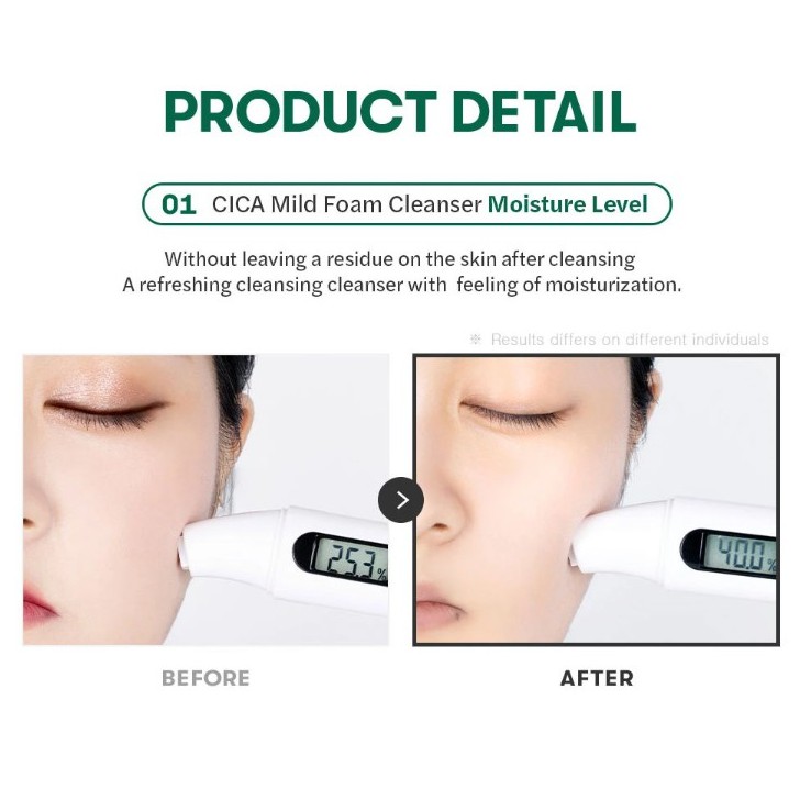 [VTcosmestics] Sữa Rửa Mặt Dịu Nhẹ AHA Cica Foaming Cleanser 300ml – Cửa Hàng Chính Hãng