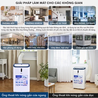 Máy lạnh di động FUJIE Công suất làm lạnh 7000BTU - 14000BTU - Bảo hành điện tử toàn quốc 2 năm