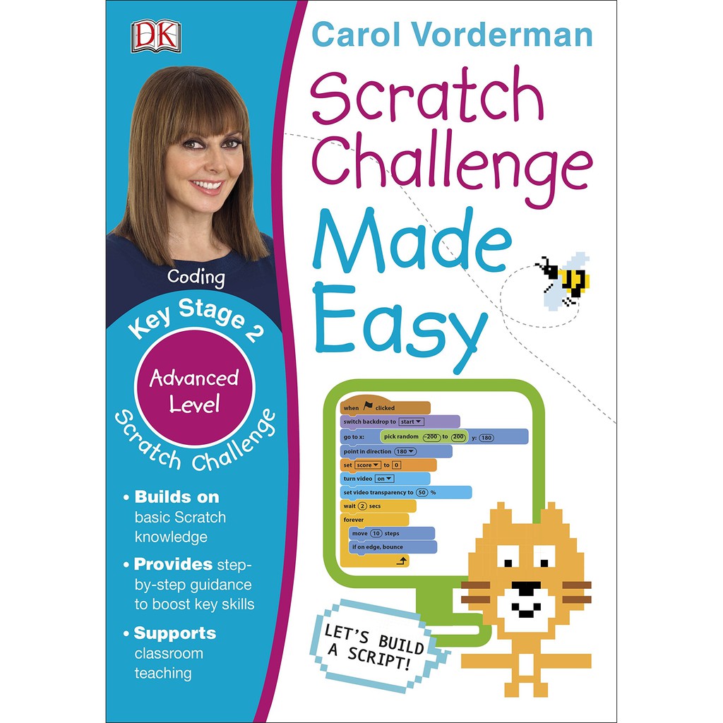 Sách: Scratch Challenge Made Easy - Học Lập Trình Máy Tính ( Dành Cho Bé Từ 5 tuổi )