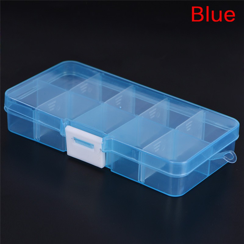 Hộp Nhựa Đựng Trang Sức 10 Ngăn Điều Chỉnh Được