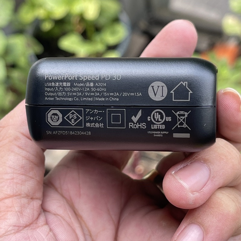 Củ sạc ANKER PowerPort Speed 1 USB-C 30w, PD 3.0 chính hãng NO BOX | BigBuy360 - bigbuy360.vn