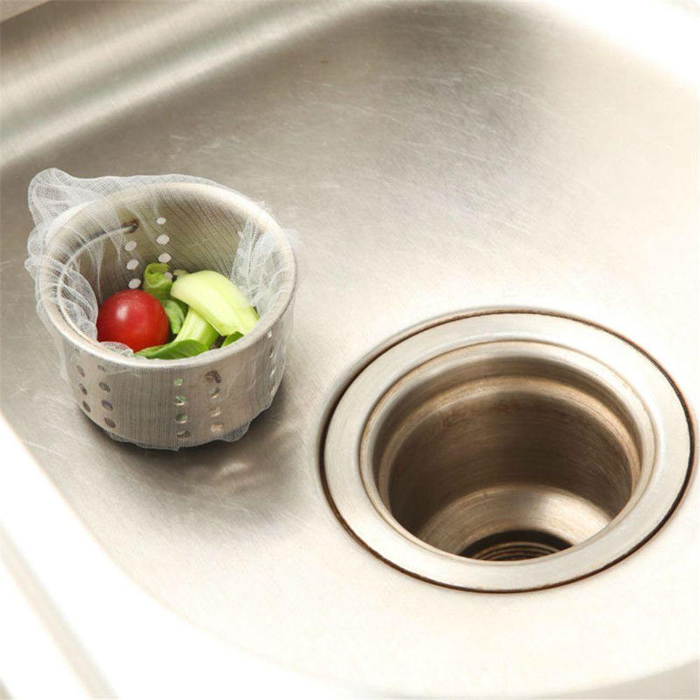 GOODH 30 / 100 Chiếc Ống Thoát Nước Nhà Bếp Dùng Một Lần Túi Đựng Rác Dư Lượng