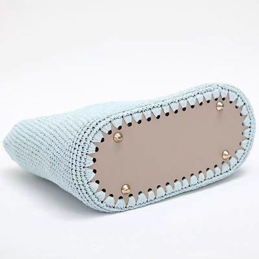 GAVESTO Túi Dài Đáy Chất Liệu Handmade Đáy Với 52 Lỗ Túi Móc Da PU