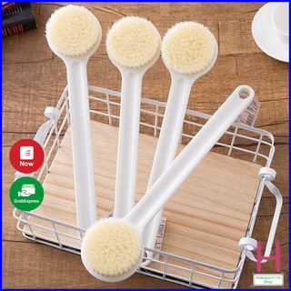 Gậy Tắm Chà Lưng Muji Nhật Bản Có Kèm Hộp Đựng, Cây Bông Tắm Bàn Chải Chà Lưng Có Tay Cầm Tiện Lợi { H }