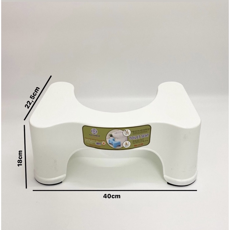 Ghế kê chân bồn cầu cho bé AMIZIN Ghế kê chân toilet chống táo bón chống trơn trượt