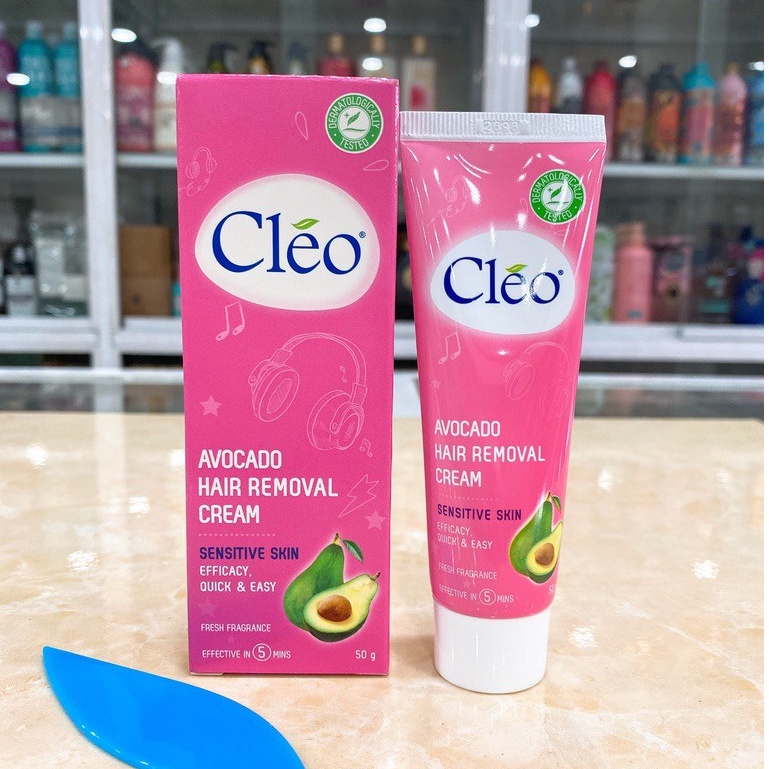 Kem T y L ng Cho Da Nh y C m Cleo Avocado Hair Removal Cream