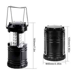 Đèn bão cầm tay ngoài trời 30 led siêu sáng, đèn lồng cầm tay dã ngoại ngoài trời (không kèm pin)