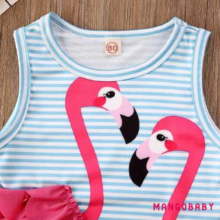 ♬Mg♪-Flamingo Kid Baby Girl One Piece Bikini Đồ bơi Bộ đồ tắm Đồ bơi đi biển
