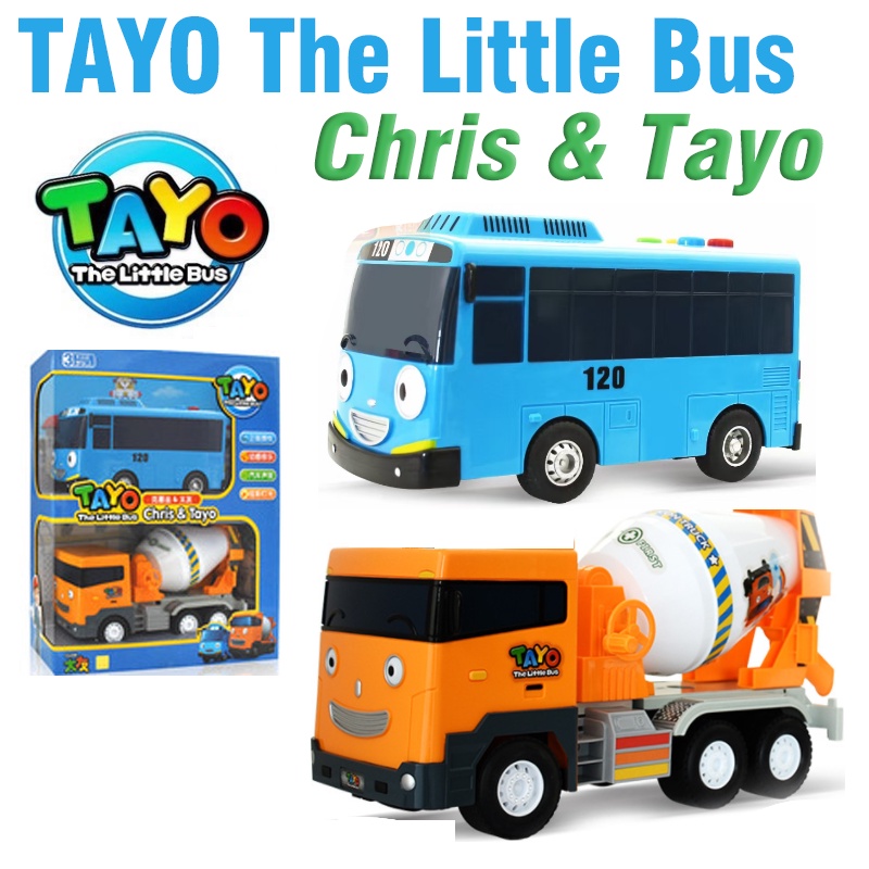Bộ Quà Tặng Đồ Chơi Trẻ Em Gồm 2 Xe Buýt Tayo The Little Bus Có Âm Thanh Và  Đèn Mô Hình Xe To | Shopee Việt Nam