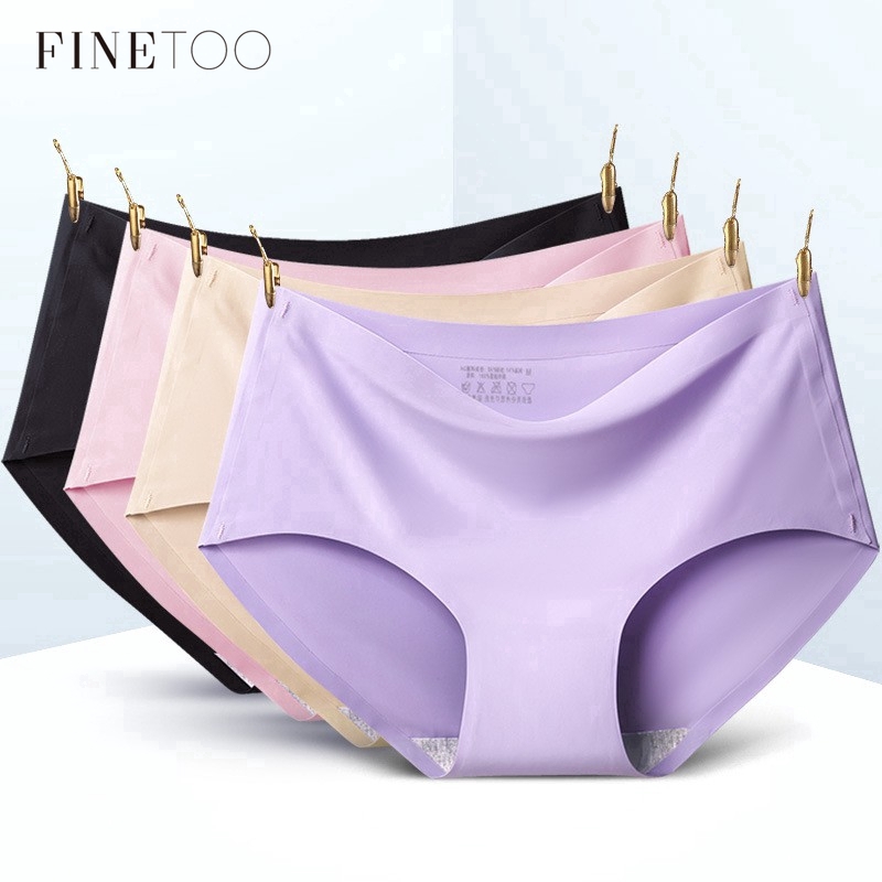 Ảnh Quần lót FINETOO không viền may phối màu trơn size M-2XL 1