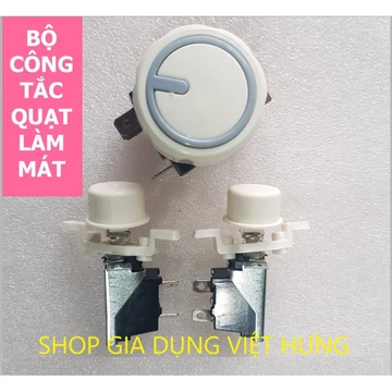 Bộ công tắc quạt hơi nước cơ- Bộ công tắc quạt điều hòa cơ phù hợp hầu hết các loại quạt điều hòa chỉnh cơ