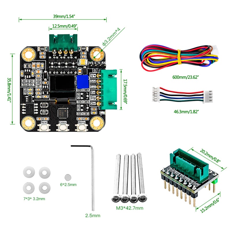 IOR MKS SERVO42C PCBA Stepper Motor 32bit ARM Servo Vòng đóng SMT32 Bộ điều khiển Nema 17 Động cơ Servo cho máy in